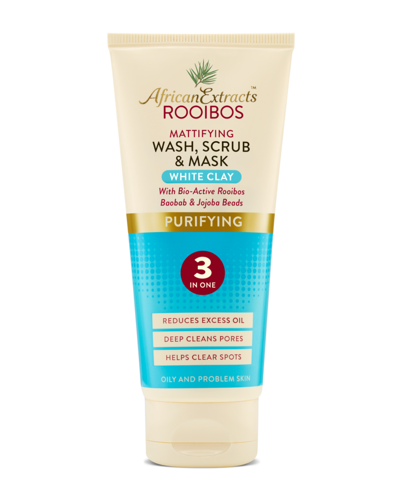 Mattifying White Clay: Wash, Scrub & Mask